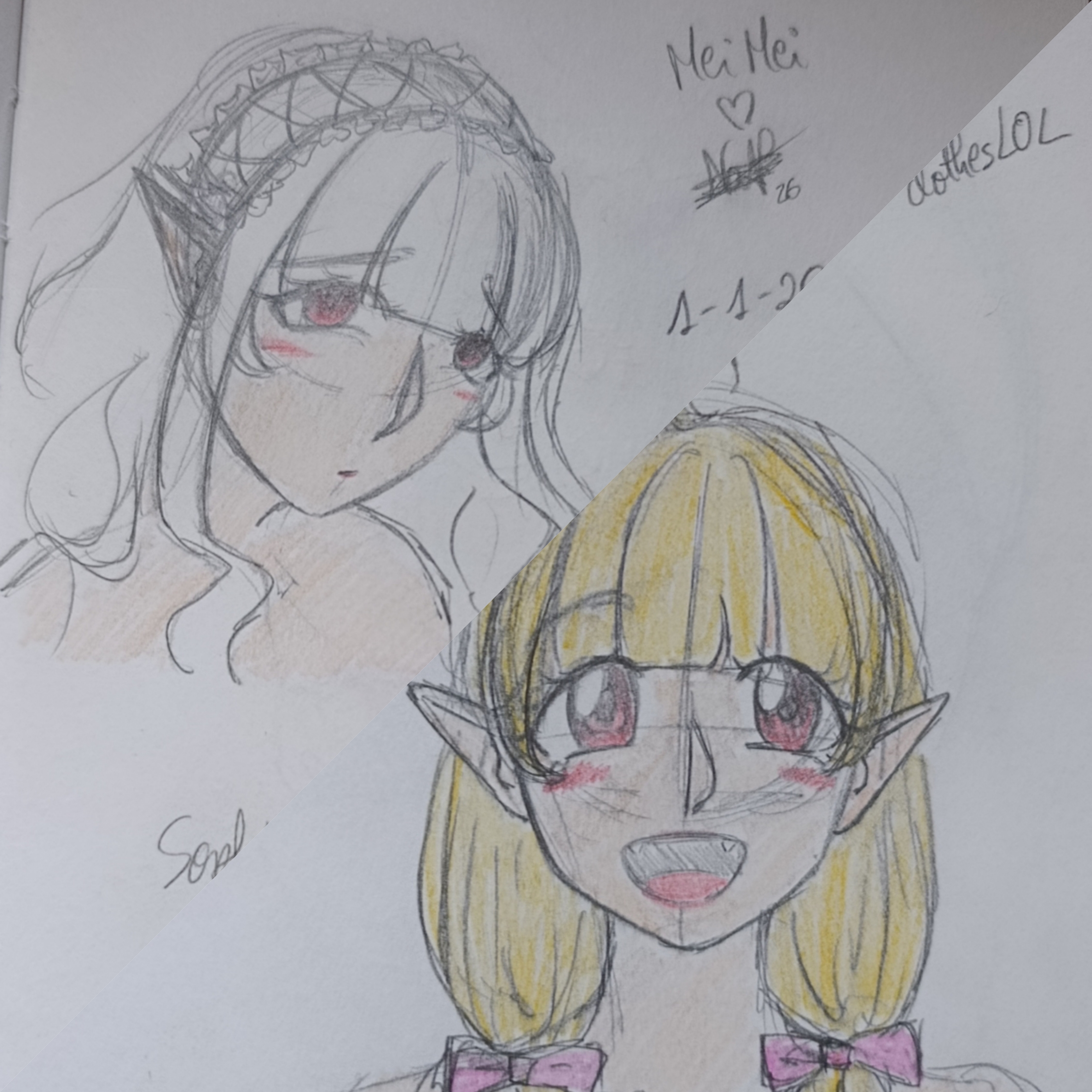 [OC] meimei & sophie