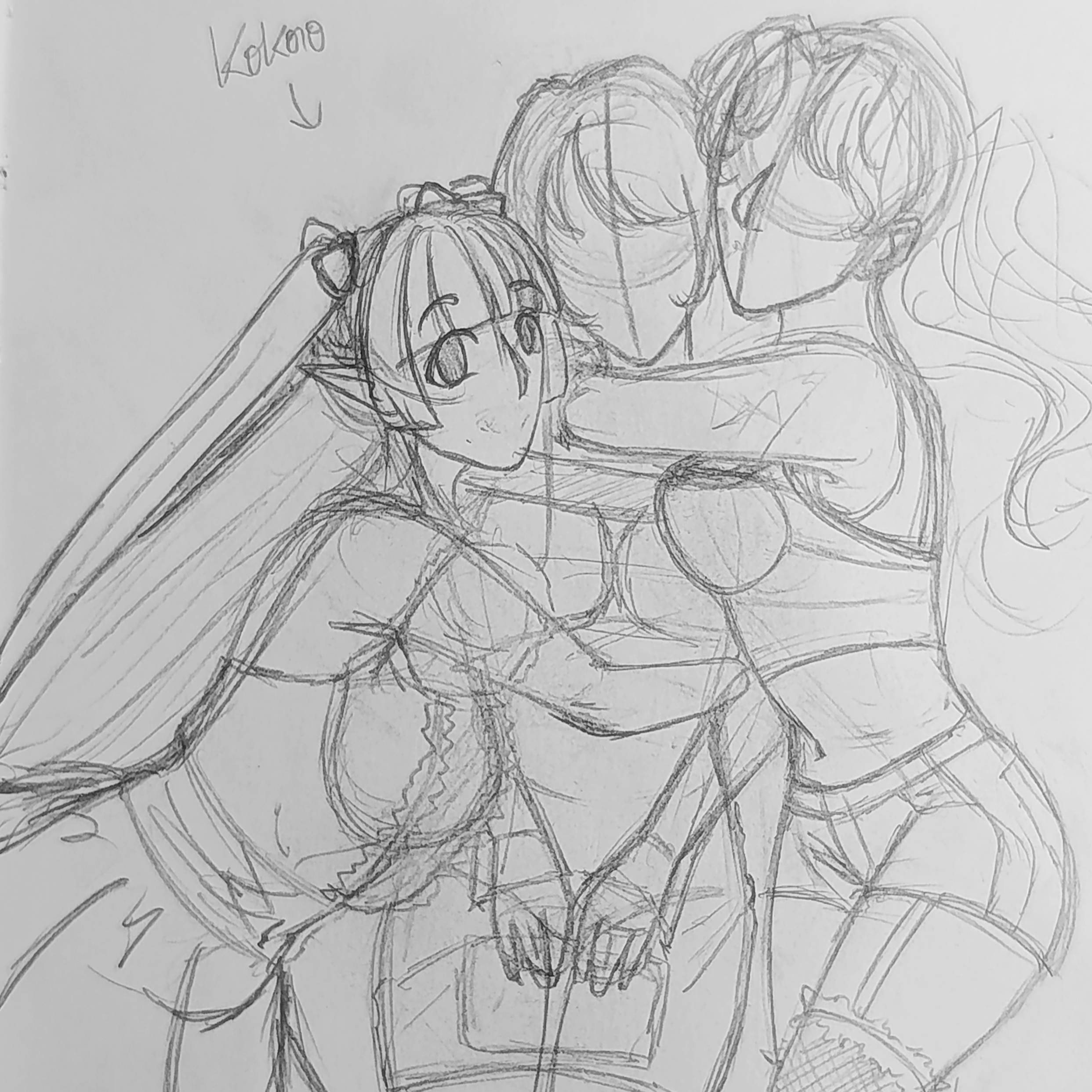 [OC] kokoro, maria & stella